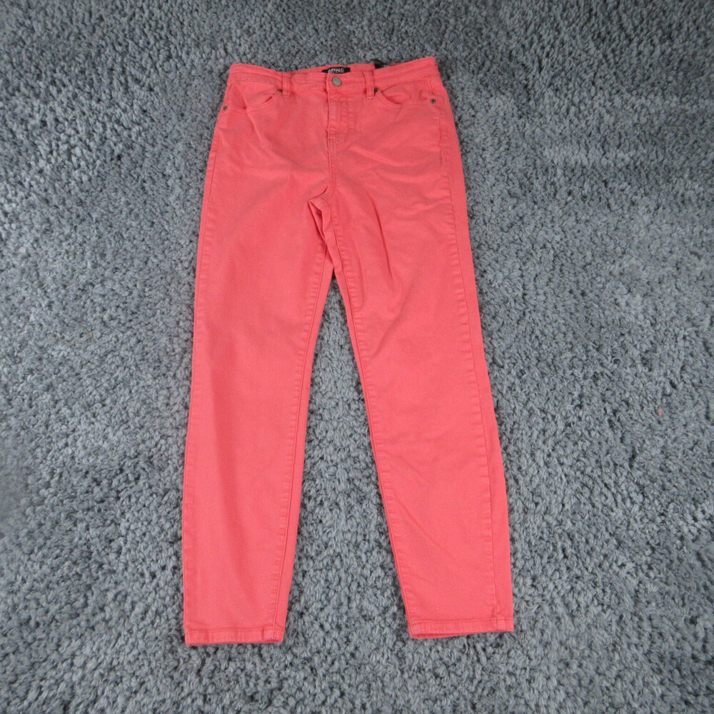 Buffalo David Bitton Jeans Womens 6/28 Pink High Rise Stretch Skinny Ankle 28x25